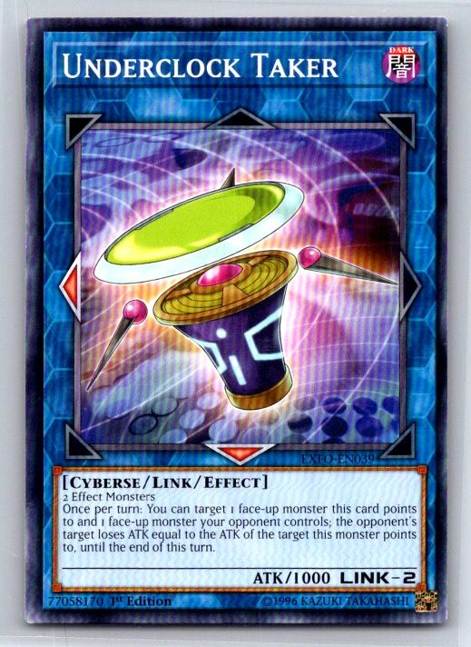Underclock Taker MP18-EN196 Common 2018 Mega-Tins Mega Pack Yu-Gi-Oh 1st Edition
