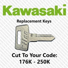 Kawasaki Key for Bayou Lakota Mojave Prairie Brute Force Cut to Code 176K - 250K
