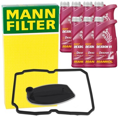 MANN GETRIEBE-FILTER + 7L GETRIEBEÖL für MERCEDES W202 W203 W210 W211 W220 SL