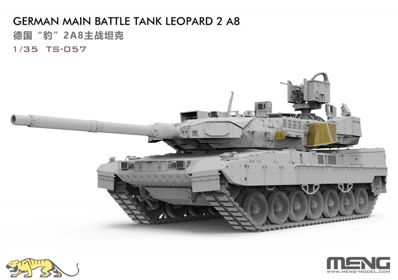 MENG MODEL Meng TS-057 Leopard 2A8 - German Main Battle Tank - 1:35