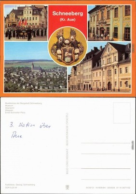 Schneeberg Erzgebirge Musikkorps, Museum, Übersicht Ernst-Schneller-Straße 1983