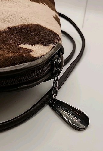 Donald J Pliner Handtasche Rindsfell und Leder Vintage Retro Crossbody - Bild 8 von 11