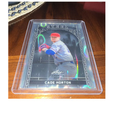 Leaf Trinity 2024 Cade Horton Chicago Cubs Steel Insert #217/290 Baseball Card