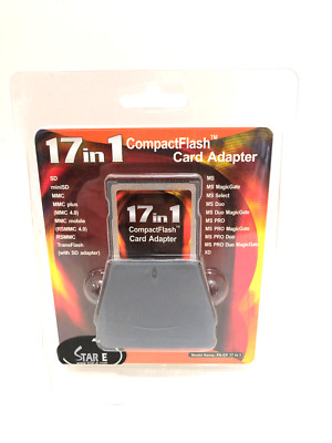 CompactFlash Card Adapter 17 in 1 Umwandler in SD MiniSD MMC XD MSPro TransFlash