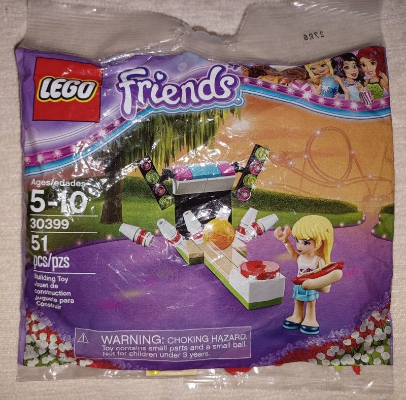 👭 Lego Friends 30399 Stephanie Bowling Alley New Set Seasonal Retired Sports