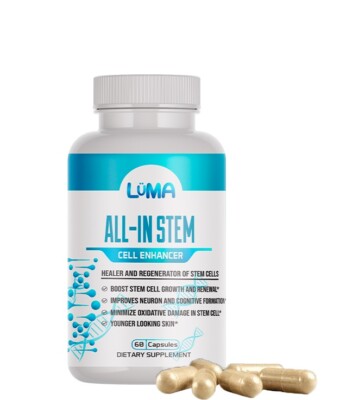Lüma All-in Stem Cell Enhancer, Aphanizomenon 300mg - 60 Count - Pack of 1