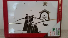 Rite Aid Home Boxed Holiday Christmas Cards Nativity  Bethlehem Star 16 Ct NEW