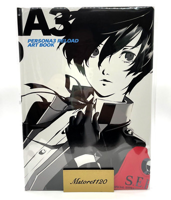 PERSONA 3 RELOAD ART BOOK LIMITED 2024 S.E.E.S. ART WORKS Größe B5 NEU