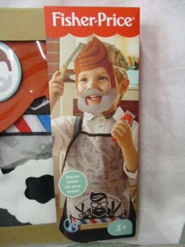 Fisher Price Style Shave Barber Shop Beard Apron Salon hair cut trimmer sicissor - Picture 2 of 5