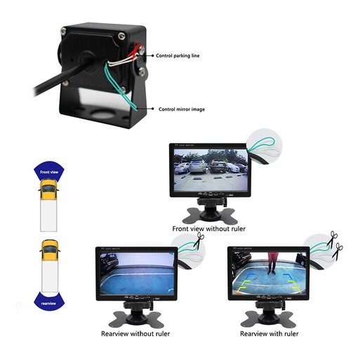 12V-24V HD 8 LED Truck Bus Trailer RV Blind Spot Rear View Reverse Backup Camera - 第 12/16 張圖片