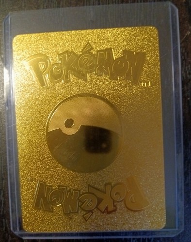 RARE Pokémon TCG Mew V Pokemon Gold Foil Fan Art Pokemon Card, MINT CONDITION - 第 4/4 張圖片