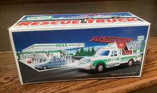 Hess Rescue Truck w/ Horn, Emergency Siren/Flashers + More -In Original Box 1994
