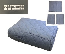 COPRILETTO-TRAPUNTINO+PARURE LETTO "ZUCCHI"Tessuto rivest.e lenzuola PURO COTONE