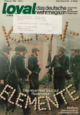 LOYAL das deutsche Wehrmagazin Heft 2/1992 - sehr guter Zustand