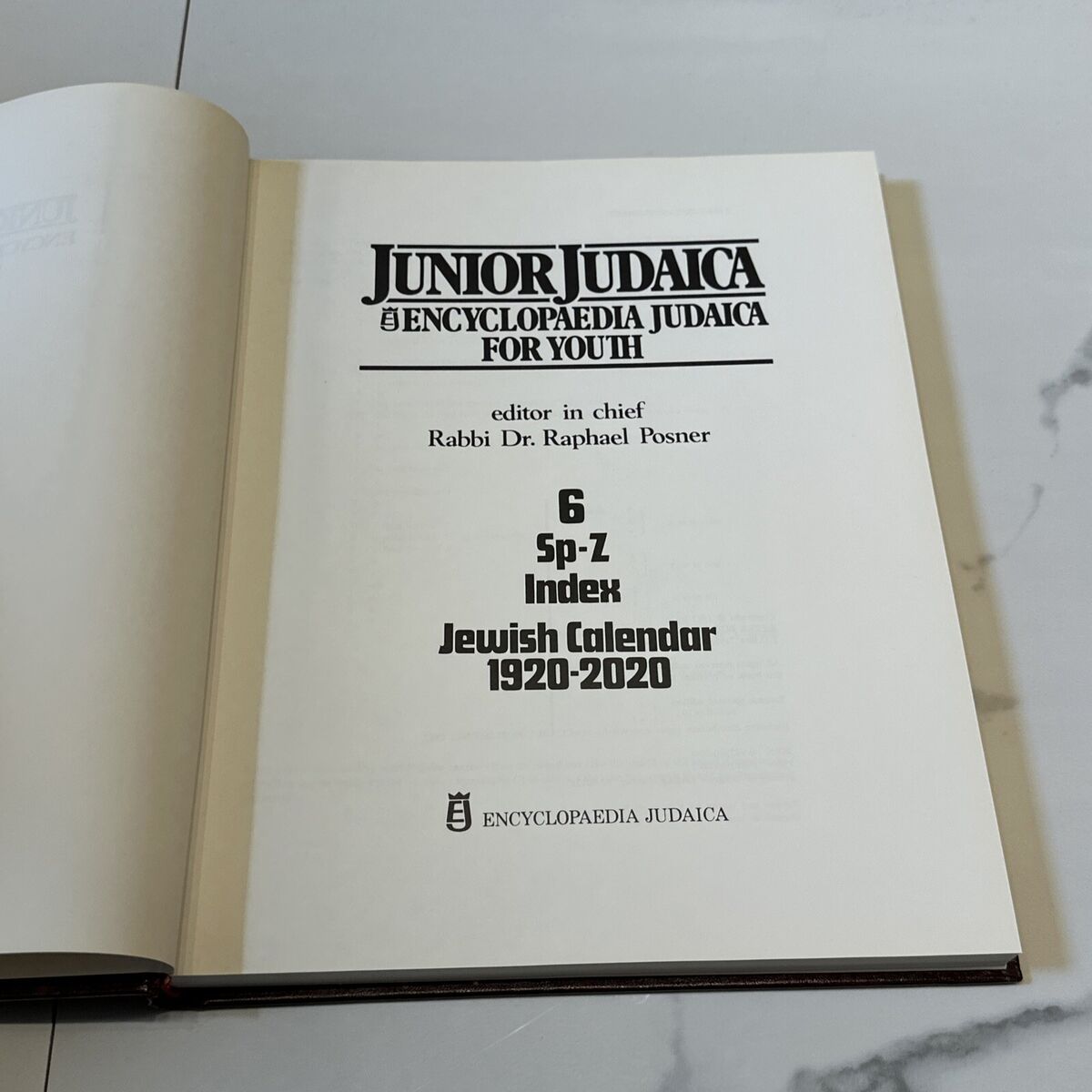 Junior Judaica Encyclopedia Judaica for Youth Complete 6 Junior Judaica Encyclopedia Judaica for Youth Complete 6