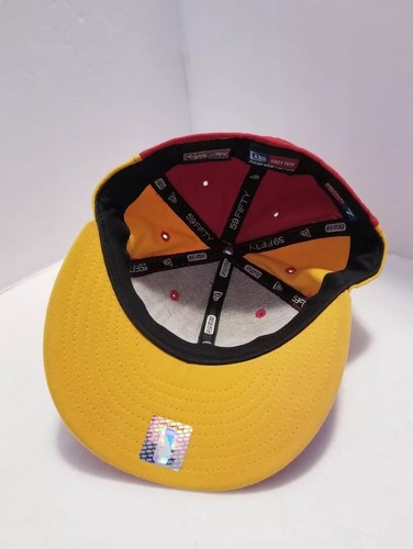 New Era NBA 59Fifty Fitted Cap Houston Rockets Gr. 7 rot/gelb Hardwood Classics - Bild 7 von 9