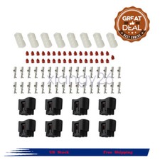 8 pcs Ignition Oil plug connector Kit Fits Toyota Corolla  2000-2005 2010