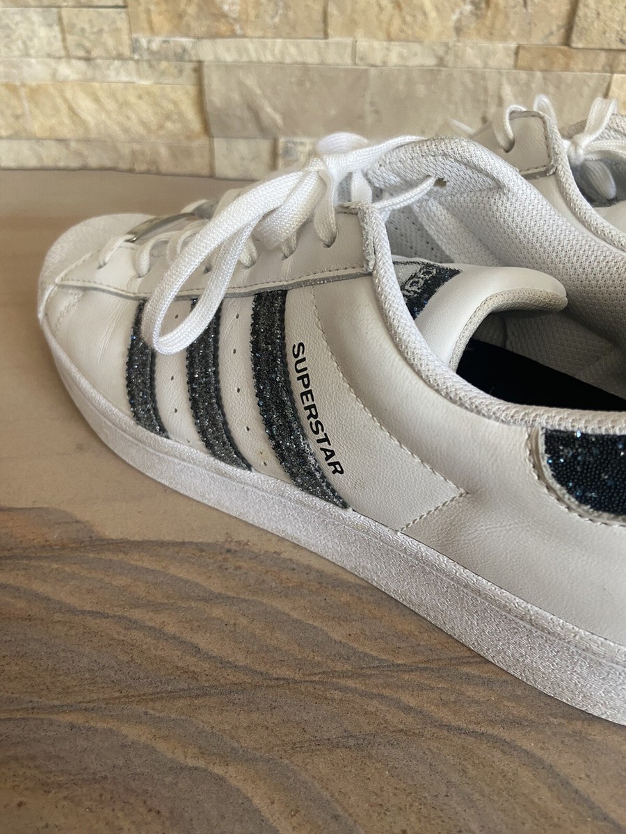 Adidas Superstar x Swarovski Crystal White Shoes (FX7480