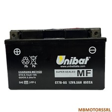 BATTERIA YAMAHA XENTER 125 150 2012 2013 2014 2017 UNIBAT YT7B-BS CT7BBS YT7BBS