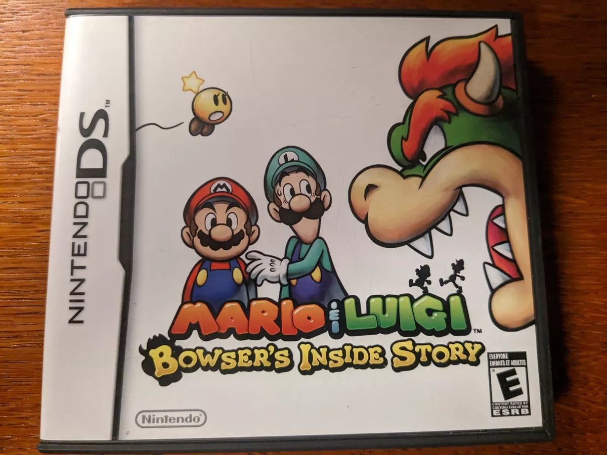 Mario and Luigi: Bowser's Inside Story Nintendo DS Complete Lowest   Price