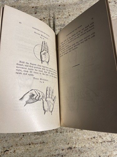 1873 WARD-JACKSON'S GYMNASTICS FOR THE FINGERS AND WRIST ~ Illustrated Diagrams - Picture 17 of 24