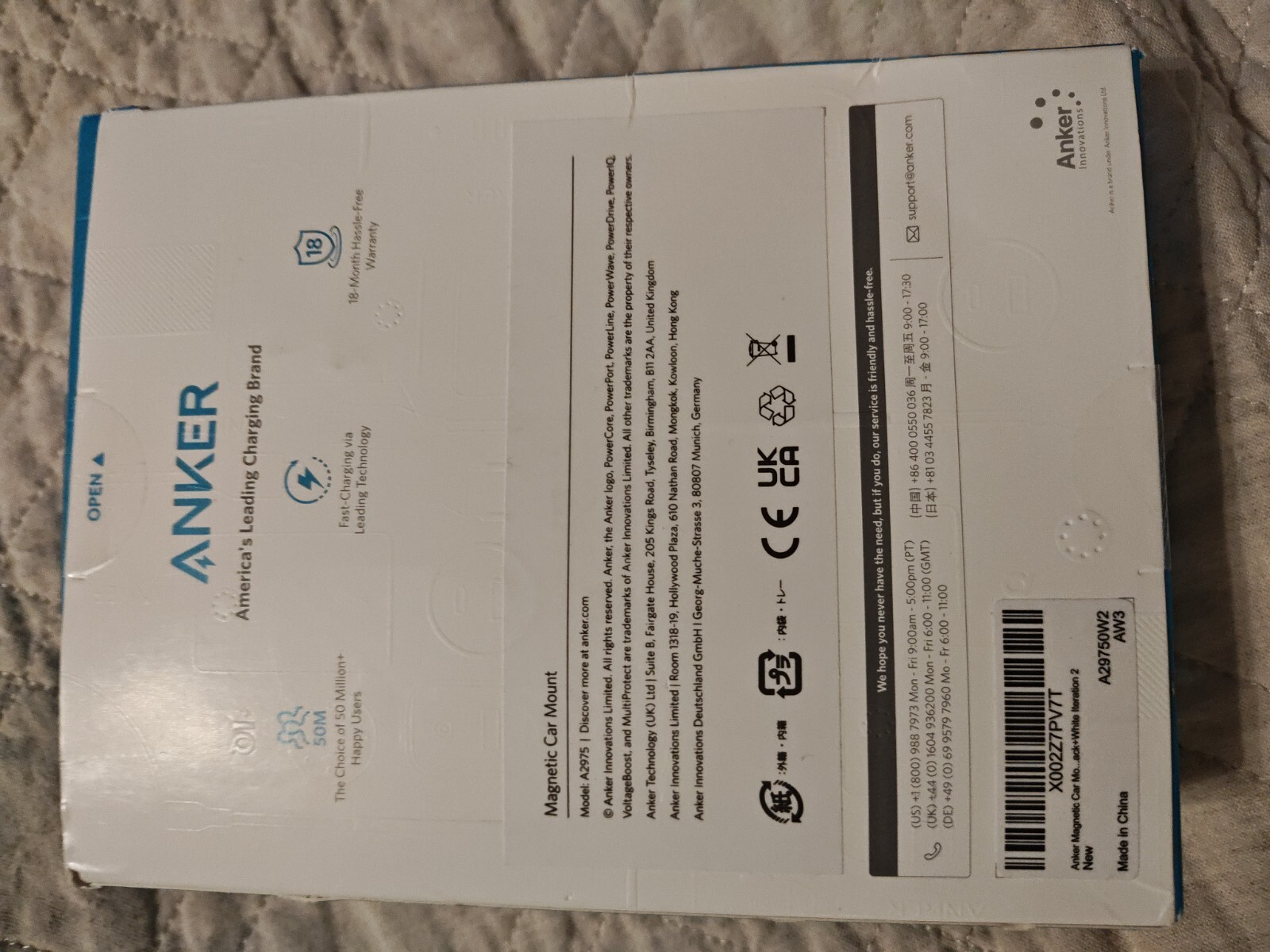 Anker Magnetic Wireless Charger Car Charging Mount