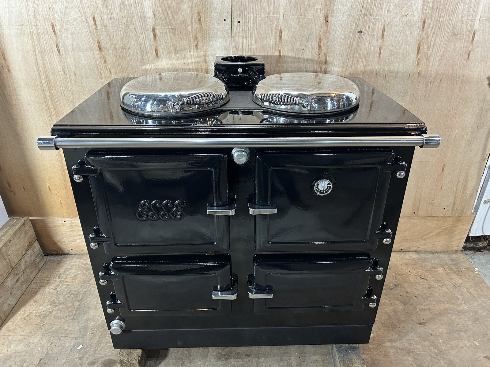 ESSE 990CH cast iron wood / solid fuel burning range cooker / boiler eBay