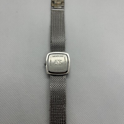 Anne Klein Diamond Dial Mother Of Pearl Stainless Steel Mesh  display picture 1
