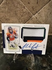 💎💎2019 National Treasures /87 Noah Fant RPA Rookie Patch Auto RC💎💎