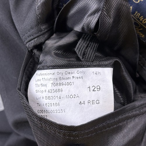 Brooks Brothers Milano Blazer Jacket 44R Black Estrato Wool Makers Merchants - Picture 14 of 14