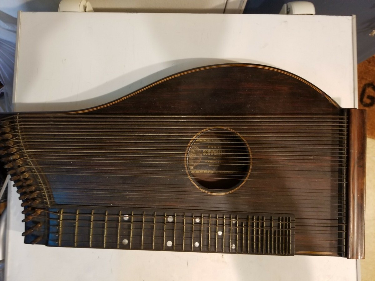 Zither Vintage Circa 1833 By Luthier Franz Schwarzer FREE SHIPPING