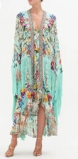 Worn1 $799 Camilla Franks Draped High-low Layer Robe O/s One Size Honey Honey