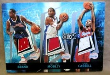 SHAUN LIVINGSTON/ELTON BRAND 2005-2006 TOPPS LUXURY BOX 2CLR 5-PATCH#/25!Clipper