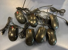 Mixed Lot of 7 Lenovo Dell Logitech USB Optical Mouse w/ Scroll Wheel