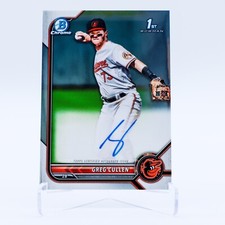 2022 1st Bowman Chrome Greg Cullen Auto #CPA-GC