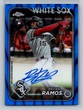 2024 Topps Chrome Update Bryan Ramos Blue Raywave Auto /150 RC