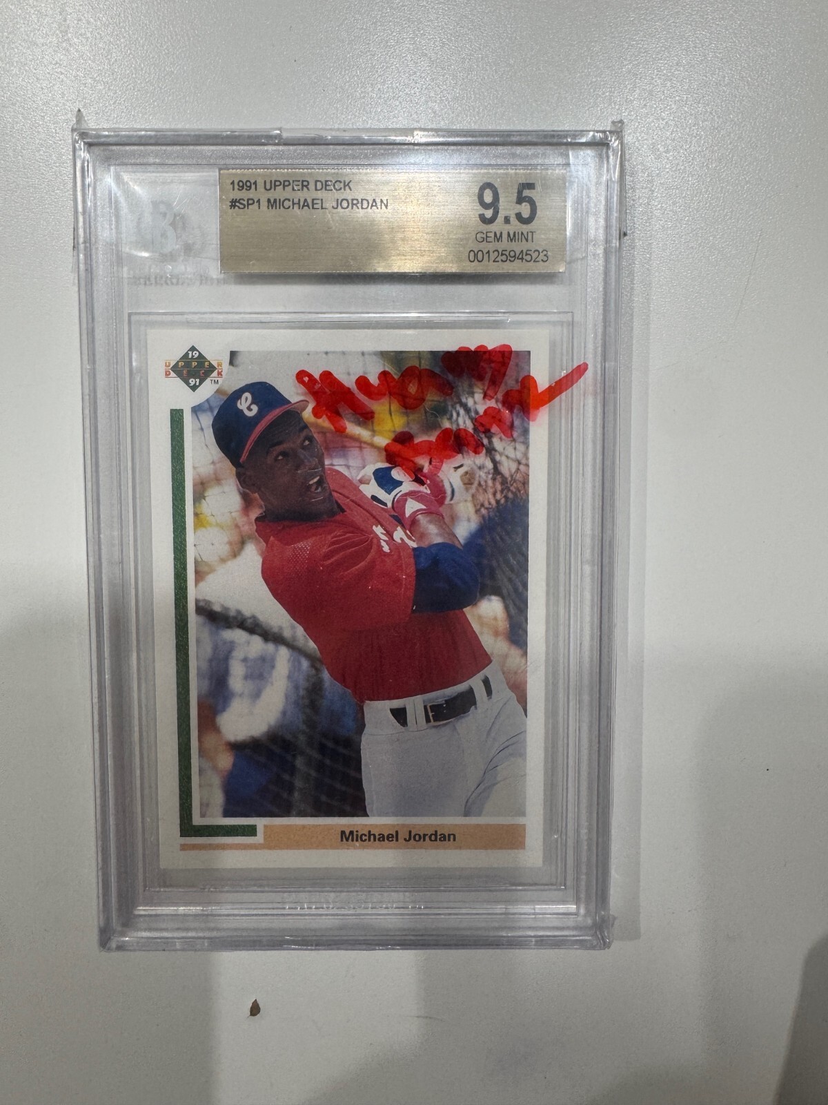 MICHAEL JORDAN 1991 UPPER DECK #SP1 ROOKIE BGS 9.5 GEM SP ULTRA RARE