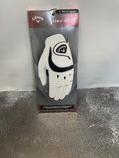 Callaway Chev Soft Men's Left Golf Glove Large Regular White NEW