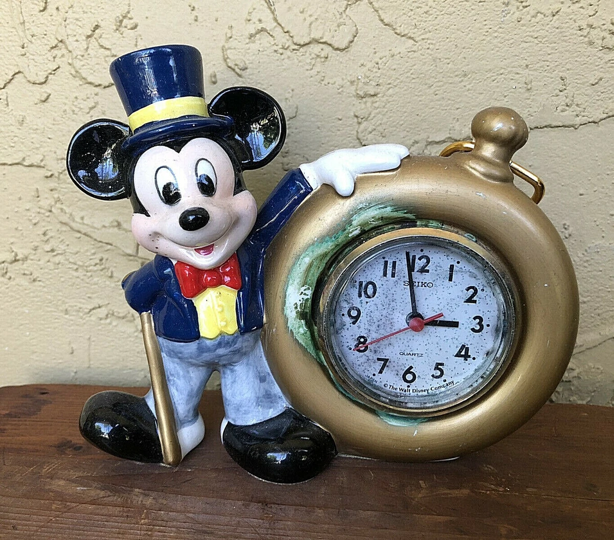 Seiko quartz mickey mouse clock new arrivals