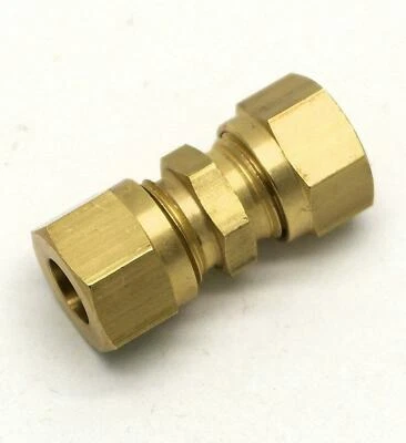 QCL British Made 8mm TO 6mm REDUCING BRASS COMPRESSION FITTING (18)