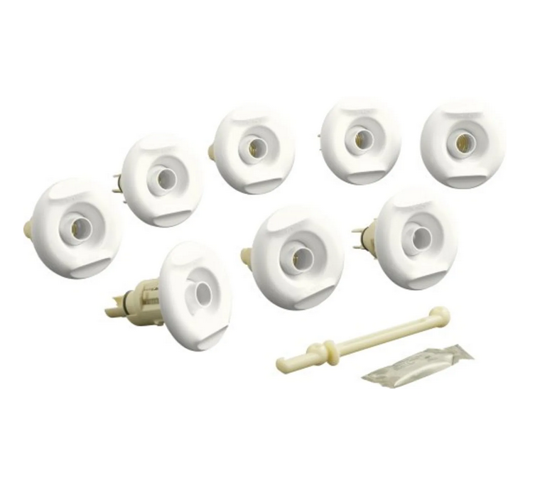 Kohler K-9698-0 Eight Jet Trim Kit for Flexjet Whirlpools, White