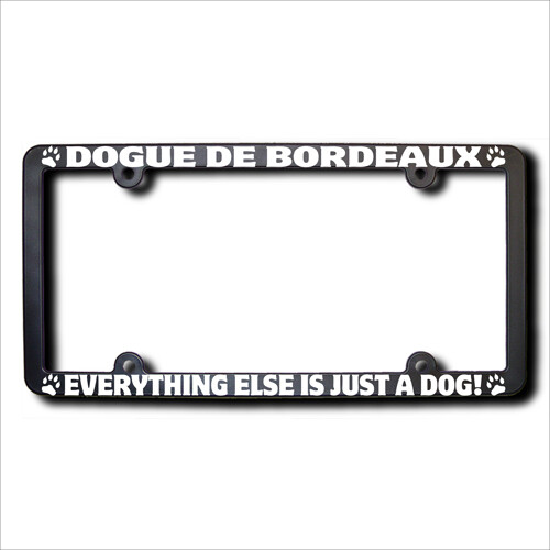 Dogue De Bordeaux Everything Else Is Just A Dog Frame w/Reflective Text