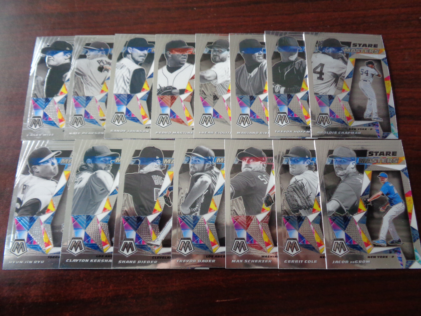 2021 Mosaic Stare Masters #SM1-SM15 Complete INSERT Set-Mariano-Pedro