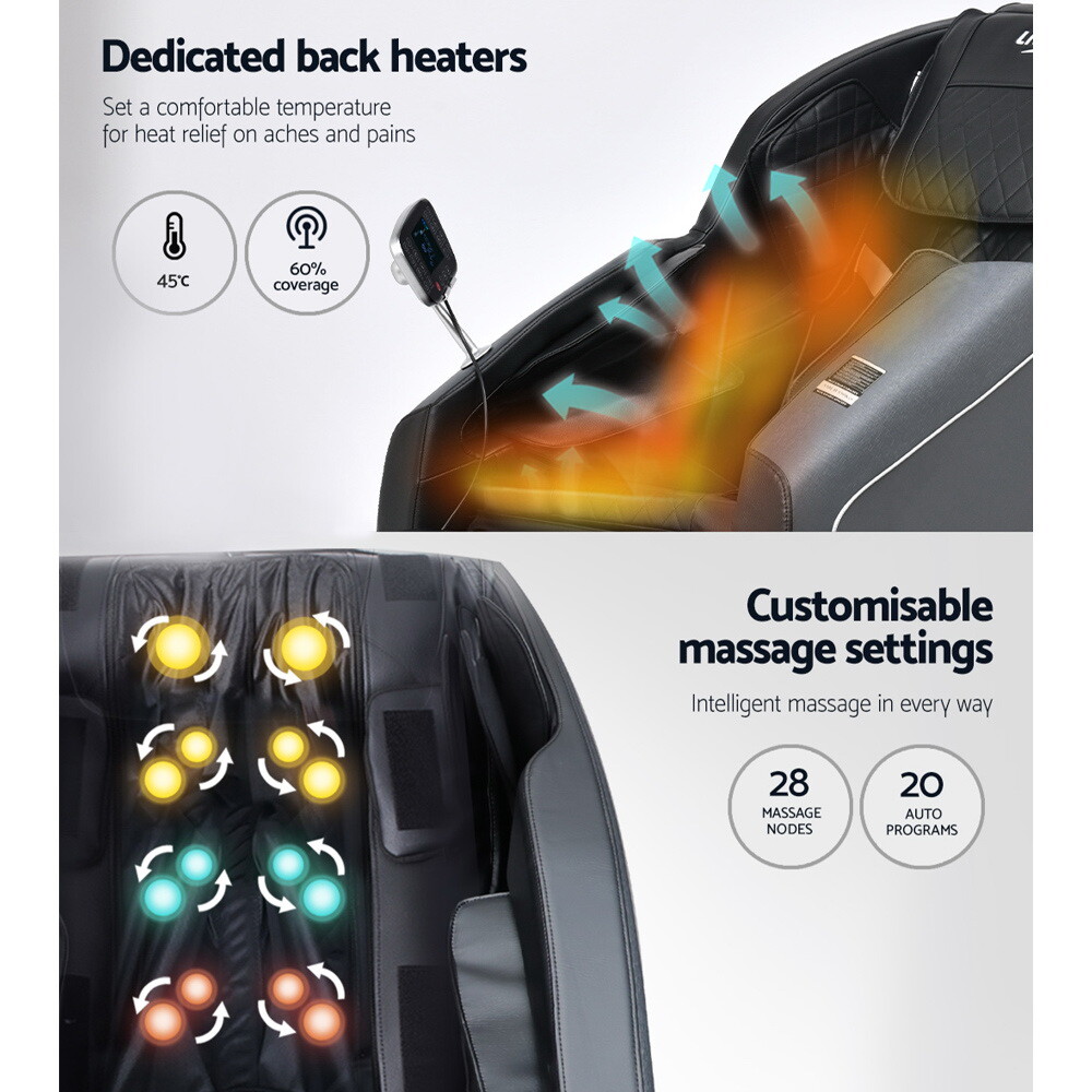 Livemor Massage Chair Electric Recliner Back Heater Full Body Massager