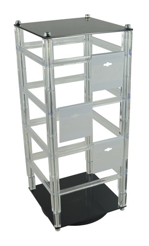 30.5cm Tall Rotating Earring Display Stand with Choice of Hanging Cards - Picture 7 of 10