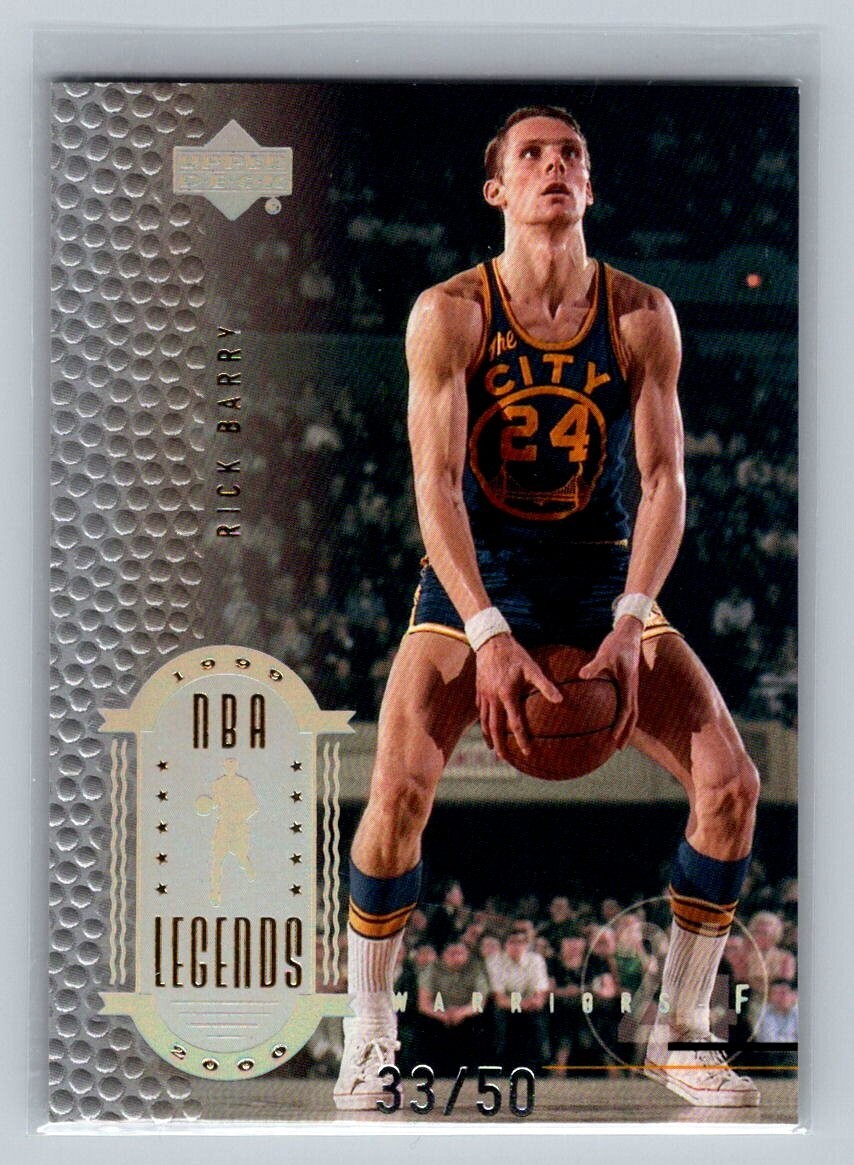 Rick Barry HOF 1999-00 Upper Deck NBA Legends Commemorative Collection #24 /50