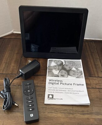 lc/ Pix-Star PXT510WR08H FotoConnect WiFi 10'' Digital Picture Frame Black
