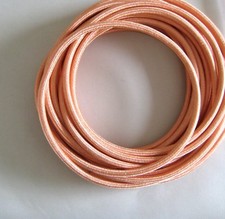 3 Core Twisted Braided Fabric Cable Vintage Lighting Round Colour Wire Lamp Flex