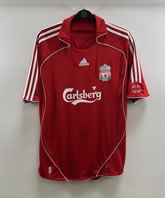 Liverpool Gerrard 8 Home Football Shirt 2006/08 Adults XL Adidas