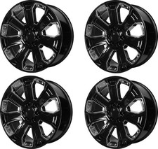Set 4 Performance Replicas Pr113 22x9 6x5.5 Gloss Black Chrome Wheels 22 24mm Set 4 Performance Replicas Pr113 22x9 6x5.5 Gloss Black Chrome Wheels 22 24mm